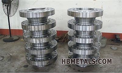 ASTM A694 F65 flanges WN RTJ 7-1/16" 10000 psi API 6A Type 6BX