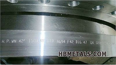 ASTM A694 F42 flanges WN RF 42" 150# STD ASME B16.47 Series B